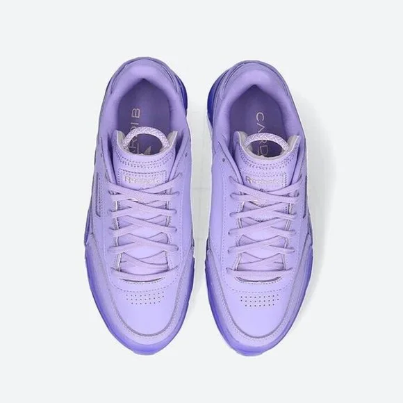Reebok X Cardi B Club C Women's Tennis Shoe Athletic Sneaker Purple Trainer #632 - Picture 8 of 10